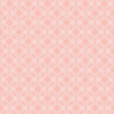 Kusursuz geometrik soyut vektör deseni eşkenler. Geometrik pembe ve beyaz modern süsler. Kusursuz modern arkaplan