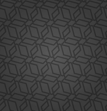 Tasarımlarınız için kusursuz koyu geometrik arkaplan. Modern vektör süsü. Geometrik soyut desen