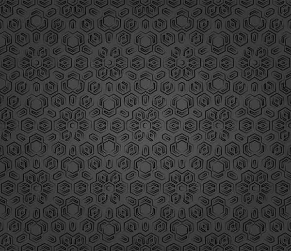 Seamless Geometric Background Your Designs Modern Vector Dark Ornament Geometric — Image vectorielle