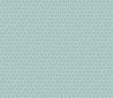 Geometrik soyut vektör altıgen dikişsiz mavi ve beyaz arkaplan. Geometrik modern süs. Kusursuz modern desen