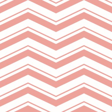 Tasarımlarınız için kusursuz geometrik arkaplan. Modern vektör süsü. Pembe zikzaklar ile geometrik soyut desen