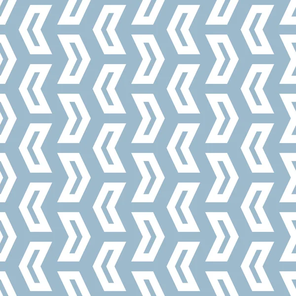 幾何学的なベクトル 矢印が付いているライトブルーおよび白いパターン 幾何学的な現代装飾 シームレスな抽象的な背景 ストックベクター