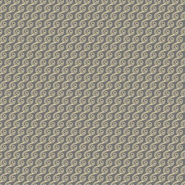 Kusursuz vektör süsü. Modern dalgalı arka plan. Geometrik modern gri dalgalı desen