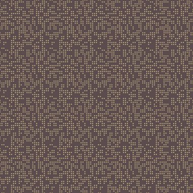 Rastgele elementlerle kusursuz vektör arkaplanı. Soyut süs. Kusursuz, soyut kahverengi altın desenli.