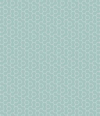 Geometrik soyut vektör altıgen dikişsiz arkaplan. Geometrik modern açık mavi beyaz süs. Kusursuz modern desen