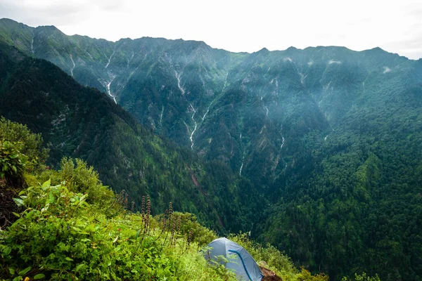 Juli 2022 Himachal Pradesh Indien Zelte Und Lager Mit Wunderschönen — Stockfoto