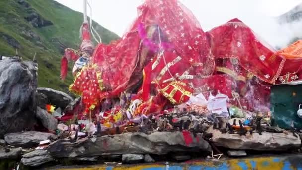 Juli 2022 Himachal Pradesh Indien Göttin Kali Ein Hindu Gottheitsverehrungsort — Stockvideo