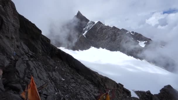 Juli 2022 Himachal Pradesh India Panoramisch Uitzicht Himalaya Erwten Bedekt — Stockvideo