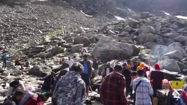 Juillet 2022 Himachal Pradesh Inde Les Dévots Offrant Leurs Prières — Video