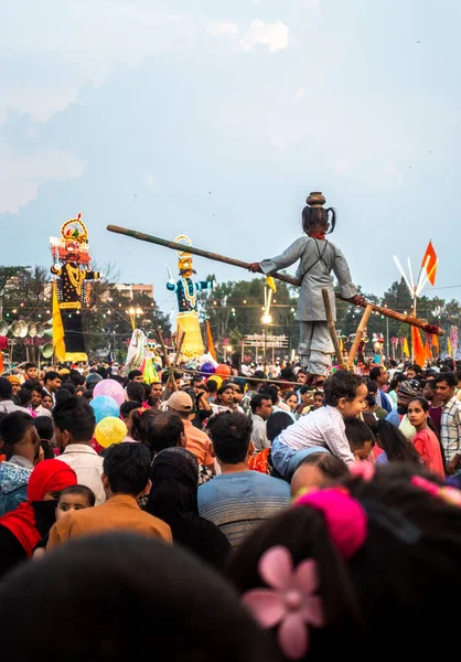 Ekim 2022 Dehradun Uttarakhand Hindistan Vijayadashami Festival Fuarı Dussehra Sırasında — Stok fotoğraf