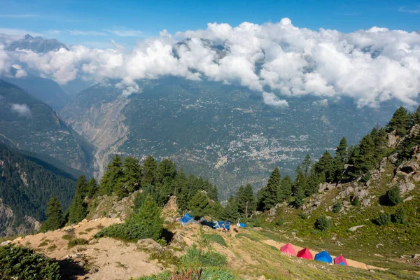 Kinnaur District Stunning Valleys Mountains Basecamp Kinner Kailash Yatra Ganesh — Stock Photo, Image