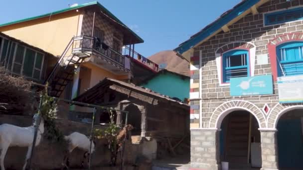 November 30Th 2022 Tehri Garhwal Uttarakhand India Post Office Uttarakhand — Stock Video