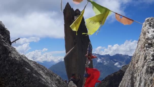 Srpna 2023 Himachal Pradesh Indie Oddaní Modlící Rock Shivling Součást — Stock video