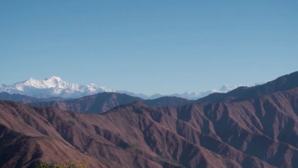 우타라칸드 Uttarakhand 위치한 히말라야 초원과 무성한 Tehri Garhwal은 — 비디오