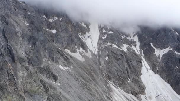 Ijsgletsjers Meren Kinner Kailash Bergketen Van Hoge Himalaya Himachal Pradesh — Stockvideo