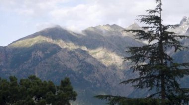 Reckong Peo, Kalpa Vadisi, Himachal Pradesh, Hindistan: Görkemli Kar Tepeleri.