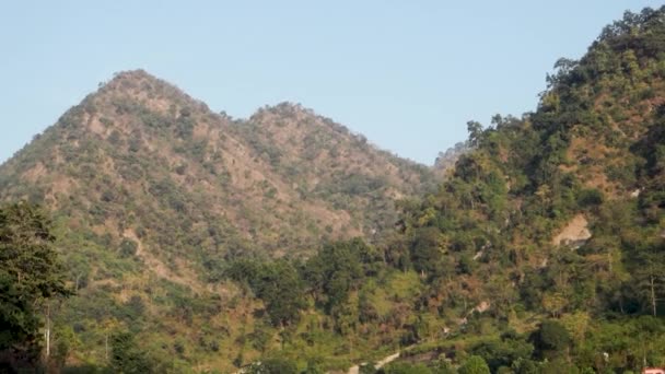 Villaggio Maldevta Prealpi Panoramiche Del Basso Himalaya Nella Periferia Dehradun — Video Stock