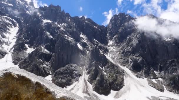 Glaciares Helados Lagos Cordillera Kinner Kailash Del Himalaya Superior Himachal — Vídeo de stock