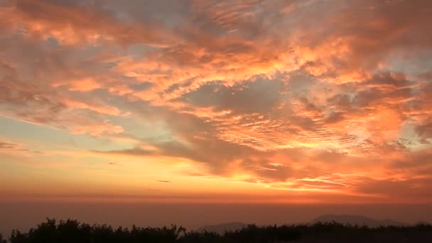 Natursköna Kimadi Village Sunset Golden Hour Cloudscape Dehradun Utkanten Uttarakhand — Stockvideo