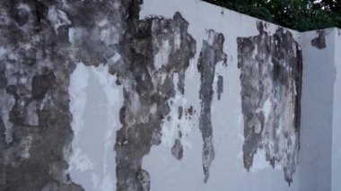 Dış Boya Soyma Muson Giyinişini gösteriyor: Dehradun, Uttarakhand 'daki Yerli Evinin Yıpranmış Duvarları
