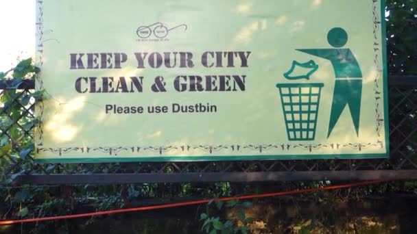 Června 2023 Město Dehradun Uttarakhand Indie Připojte Kampani Čisté Zelené — Stock video