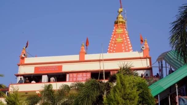 2024年2月14日 ウッタルカンド インド 活気に満ちたハンマン寺院 シュリ シドリ マンディール コトダラ ウッタルカンド インド — ストック動画