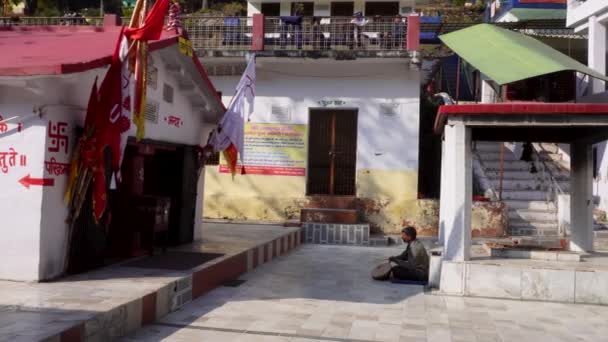 Şubat 2024 Uttarakhand Hindistan Jwalpa Devi Tapınağı Kutsal Tapınak Tanrıça — Stok video