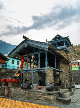 18 Şubat 2024, Uttarakhand Hindistan. Antik Lakhamandal Shiva Tapınağı: 12.-13. yüzyıl NAGARA Mimarisi, Uttarakhand, Hindistan