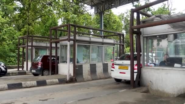 Mars 2024 Dehradun City Uttarakhand Inde Point Péage Automatisé Doiwala — Video