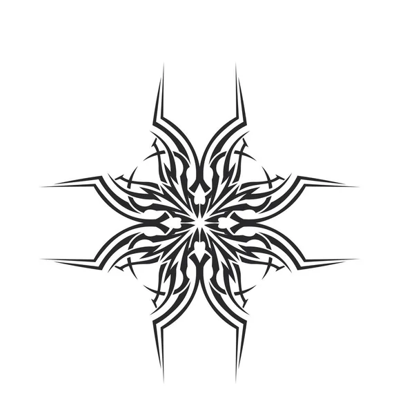 Motif Tribal Tatouage Vecteur Art Design Tatouage Tribal Manche Abstraite — Image vectorielle
