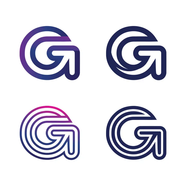 stock vector G Letter vector illustration icon Logo Template design