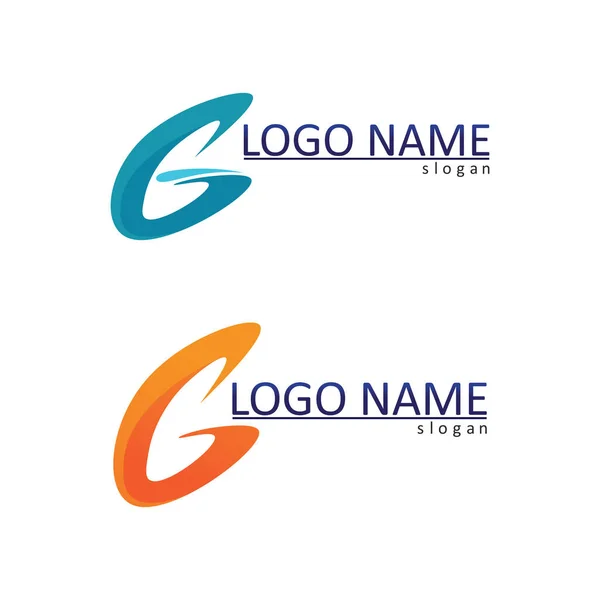 Ícone Ilustração Vetorial Letra Design Modelo Logotipo — Vetor de Stock