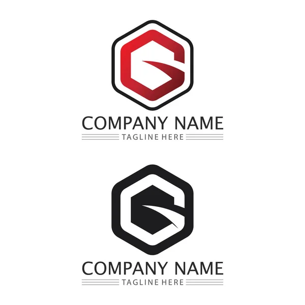 Letter Vector Illustratie Icoon Logo Template Ontwerp — Stockvector