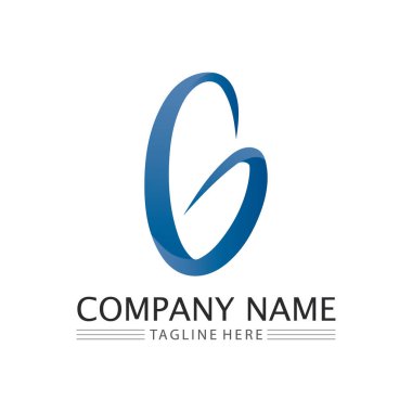 G Harfi vektör illüstrasyon simgesi Logo Şablonu tasarımı