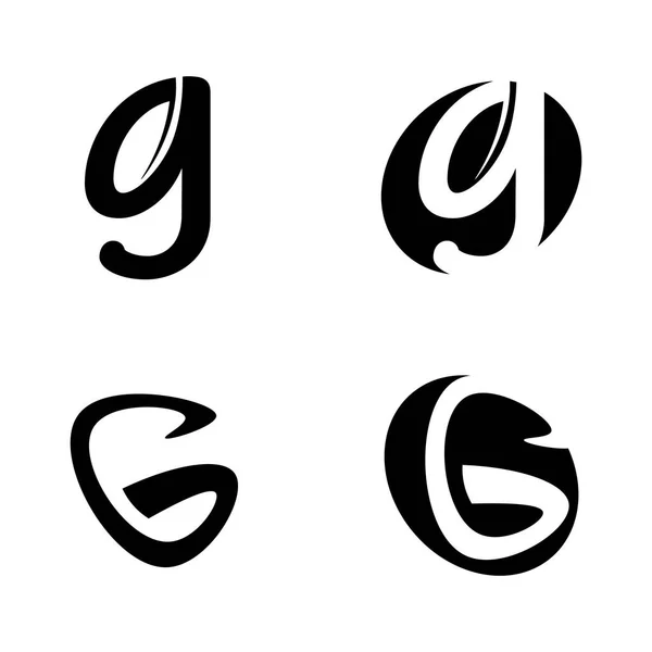 Εικονίδιο Εικονογράφησης Διανύσματος Γραμμάτων Σχεδιασμός Προτύπου Logo — Διανυσματικό Αρχείο
