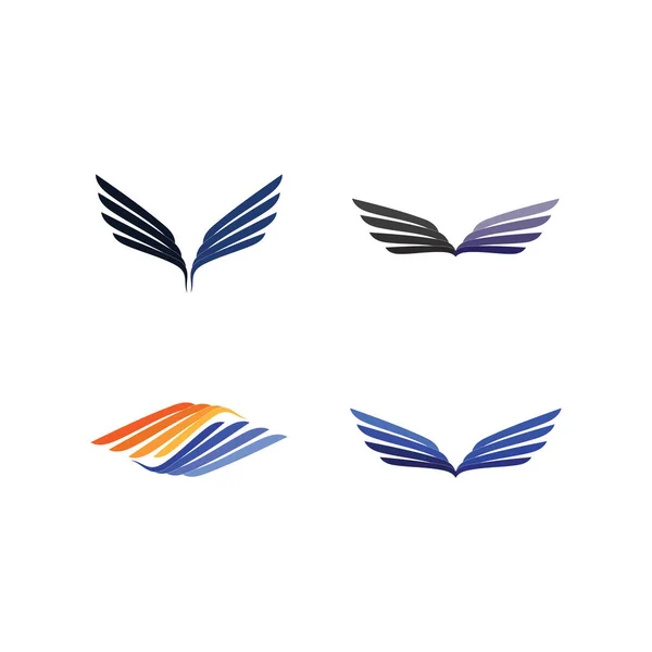 Falcon Aquila Uccello Logo Modello Icona Vettoriale — Vettoriale Stock