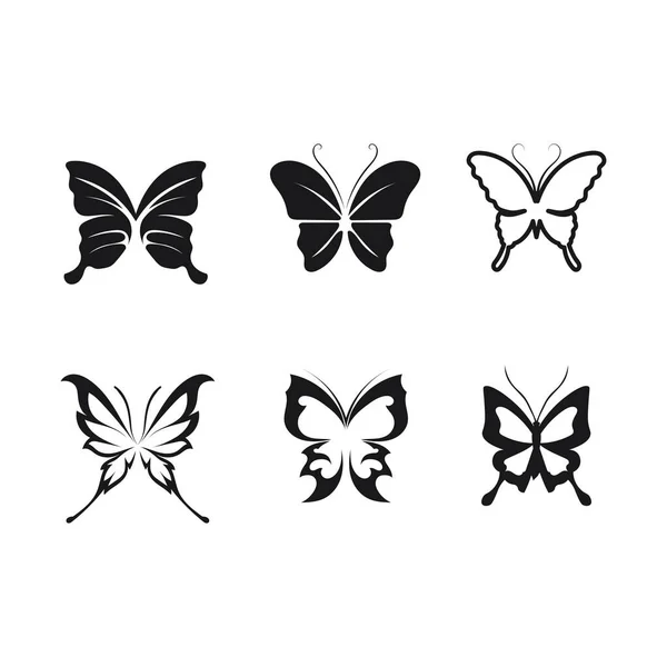 Schönheit Schmetterling Vector Icon Design — Stockvektor