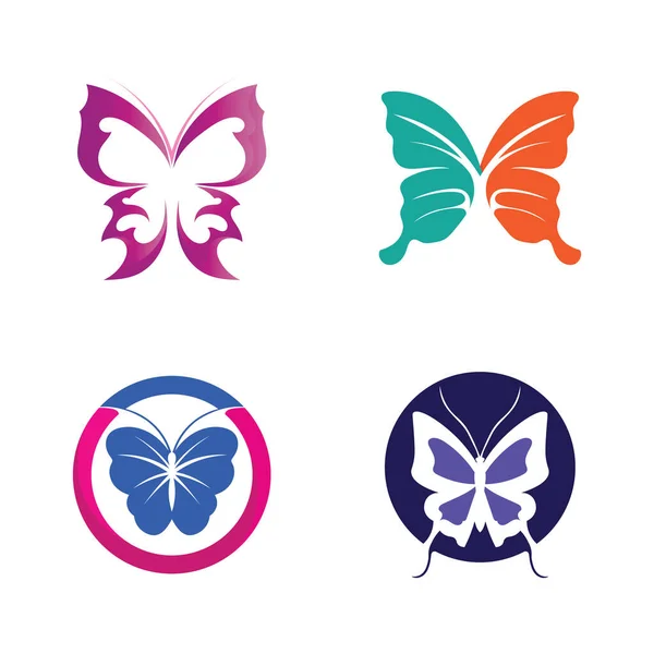 Beauty Butterfly Vector Icon Design — Stock Vector