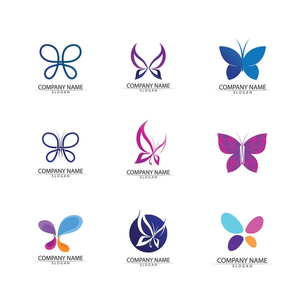 stock vector Beauty Butterfly Vector icon design