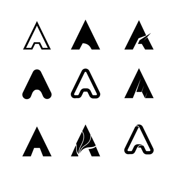 Letter Template Vector Icon Illustration Design — Stock Vector