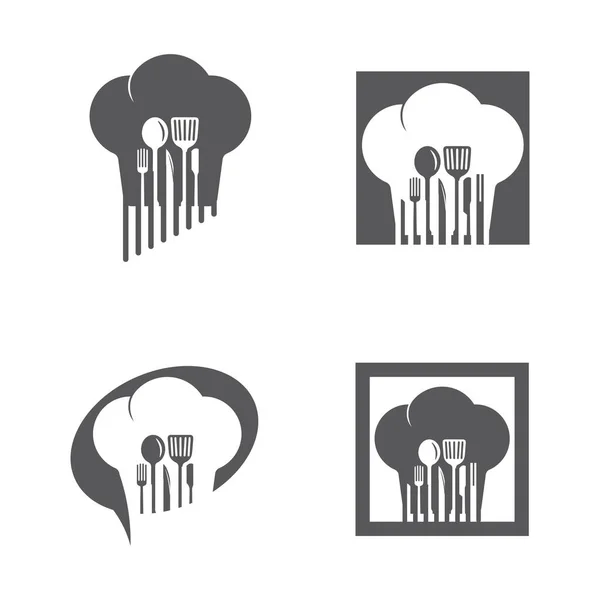 Hut Koch Logo Vorlage Vektor Illustration — Stockvektor