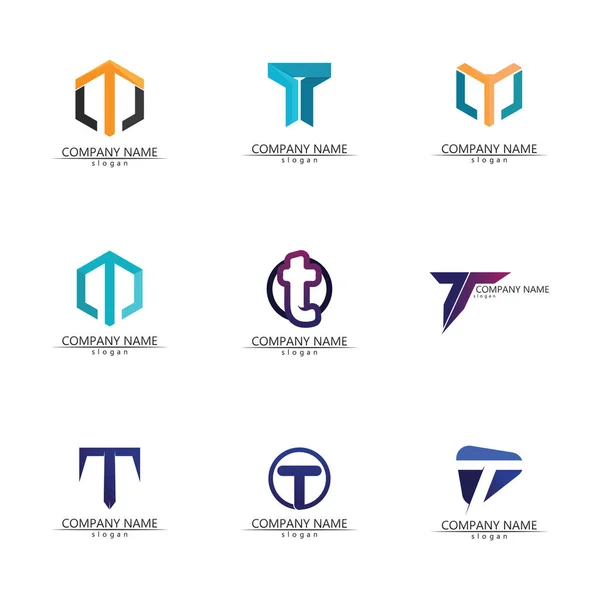 Harfi Logo Resmi Yazı Tipi Tasarım Grafik Vektörü — Stok Vektör