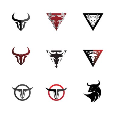 Boğa boynuzu logosu ve sembol simge simgeleri uygulaması
