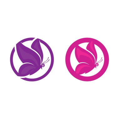 Güzellik Kelebeği Vektör ikonu tasarım hayvanı