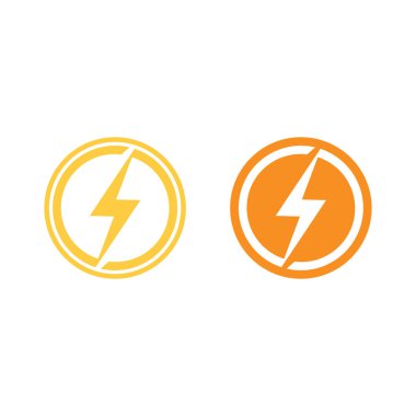 Güç simgesi Vektör İllüstrasyon Tasarım Logo şablonu