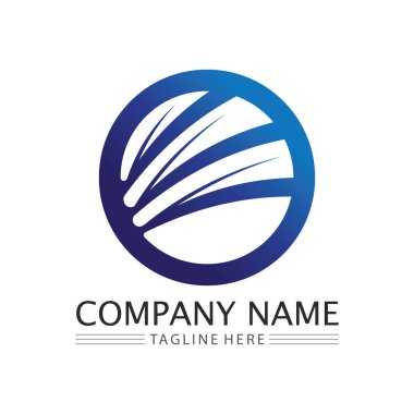 İş simgesi ve logo tasarım vektörü grafiği 