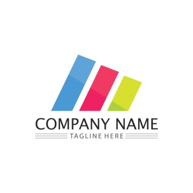 İş simgesi ve logo tasarım vektörü grafiği 