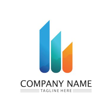 Logo vektör illüstrasyon tasarımı, Emlak logo şablonu, logo simgesi simgesi