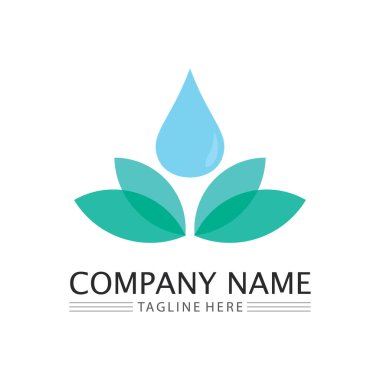 Doğa sembolü şablonu için yaprak logosu tasarım vektörü düzenlenebilir, Yeşil yapraklı logo ekoloji doğa element vektörü simgesi
