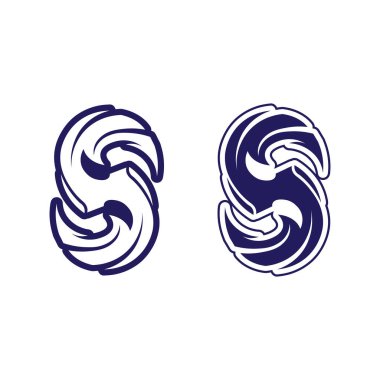 su, siyah arkaplan vektöründe mavi renk çemberi şablonu sıçratır